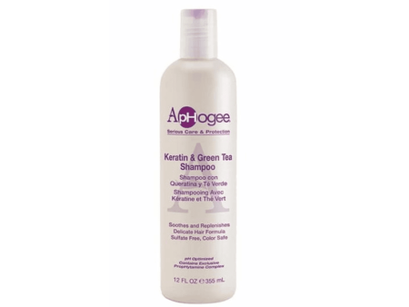 ApHogee Keratin & Green Tea Shampoo 355ml For Discount