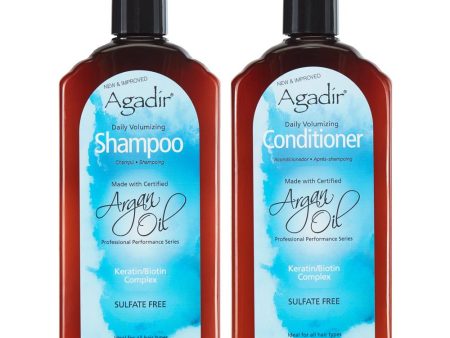 Agadir Daily Volumizing Shampoo & Conditioner Duo 366ml Discount