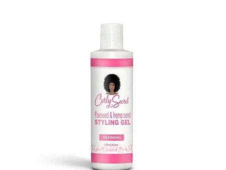 Curly Secret Flaxseed & Hemp Seed Styling Gel 250ml Supply