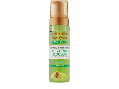 Creme of Nature Pure Honey Hair Food Avocado Styling Mousse 207ml Discount