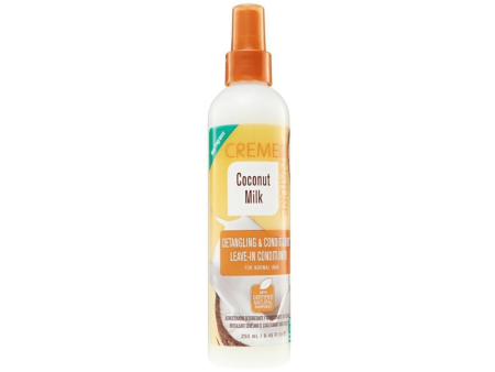 Creme of Nature Coconut Milk Detangling & Conditioning Leave In Conditioner 250ml For Sale