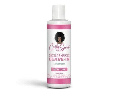 Curly Secret  Coconut & Hibiscus Leave-in Moisture  250ml Online Hot Sale