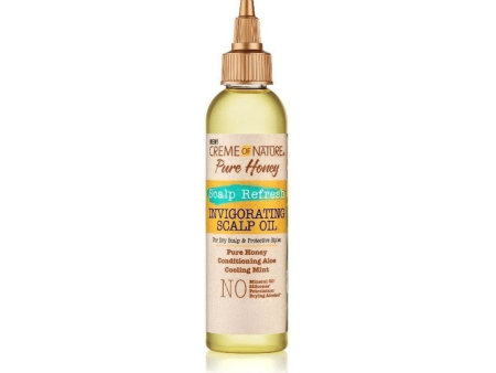 Creme of Nature Pure Honey Scalp Refresh Invigorating Scalp Oil 118ml Fashion