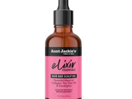 Aunt Jackie’s Elixir Essentials Collagen And Tea Tree Hair Scalp Oil 59ml Discount